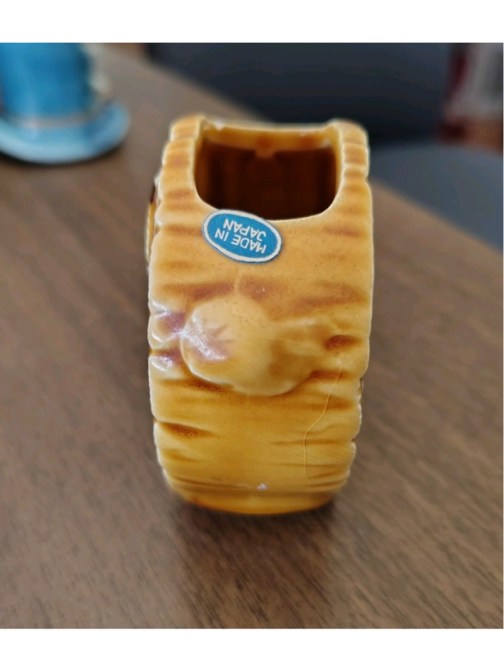 Vintage 1970's Wyoming Owl Bird Ceramic Toothpick Holder - Picture 4 of 9